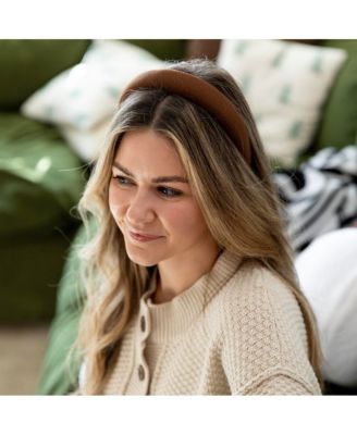 Women's Classic Padded Headband - Dark Brown