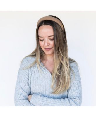 Women's Classic Padded Headband - Light Brown