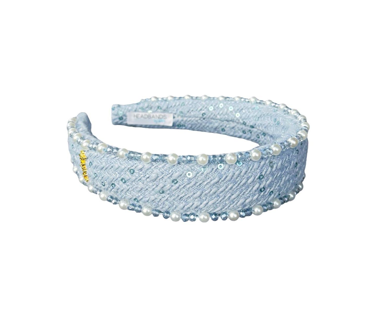 Женские аксессуары для волос Headbands of Hope Classic Pearl Headband - Sky Blue — фото 1