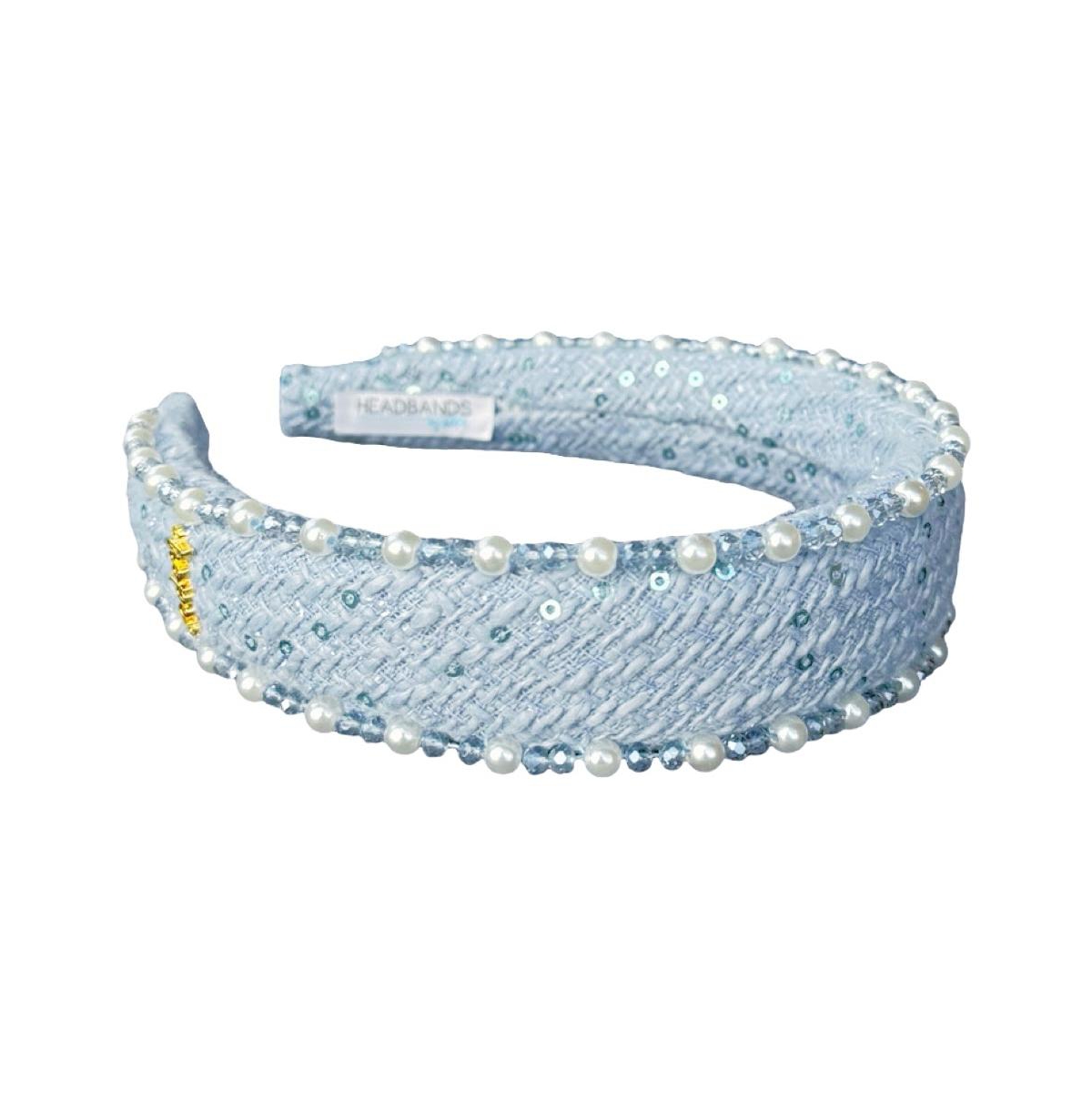Headbands of Hope Women's Classic Pearl Headband - Sky Blue
