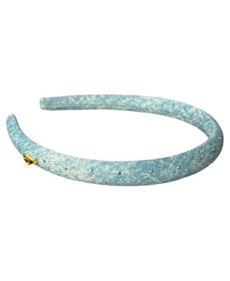 Women's Classic Thin Padded Headband - Dark Wash Stars