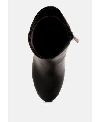 Womens beauty block heel platform ankle boots