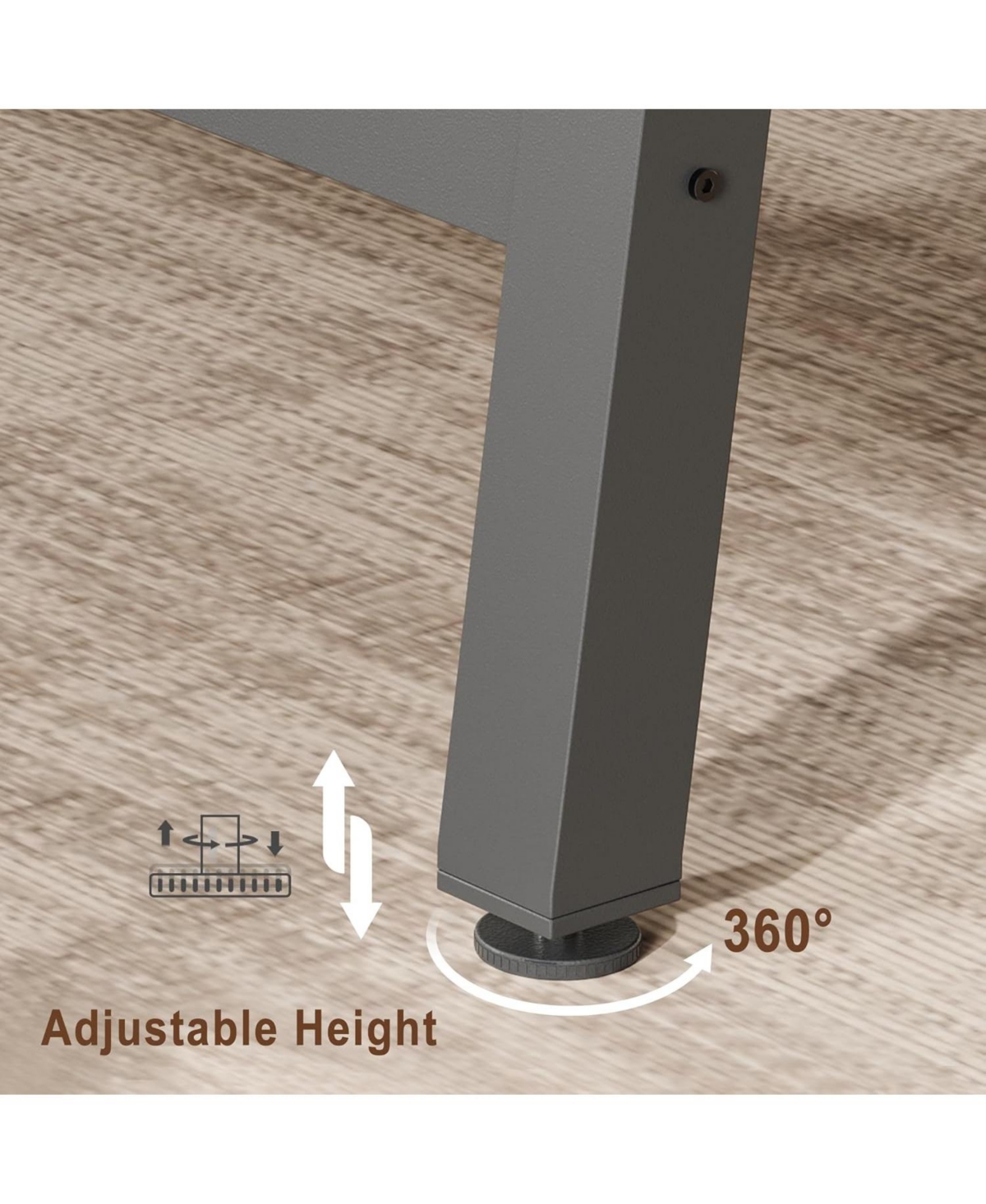 Gaomon Kitchen Table Brown 70.87 inch Large Rustic Wood Dining Table for Dining Room, Home Office, Living Room