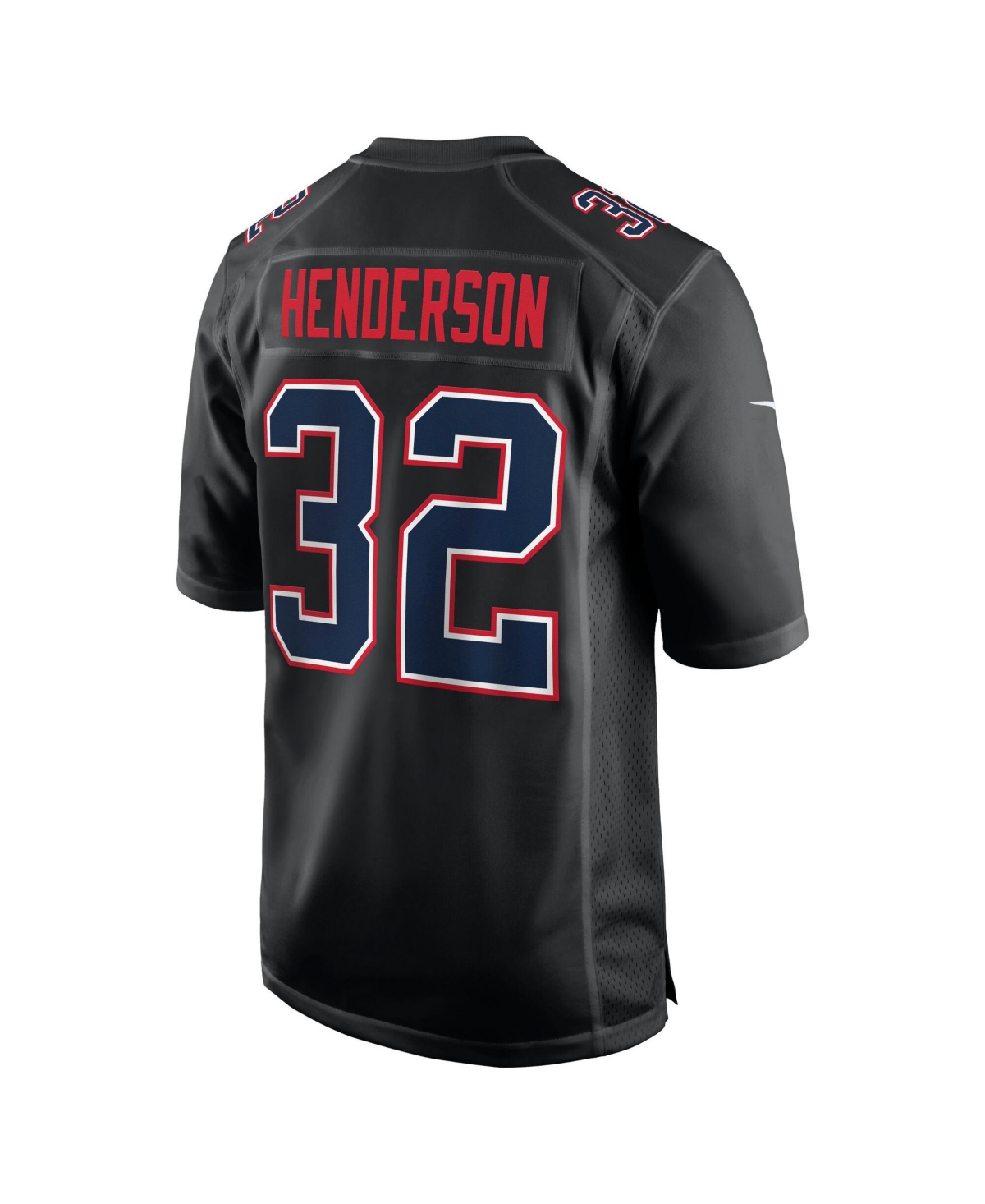 Nike Men's Treveyon Henderson Black New England Patriots Super Bowl Lx Fashion Game Jersey