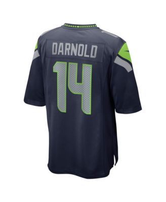 Men's Sam Darnold Navy Seattle Seahawks Super Bowl LX Game Jersey