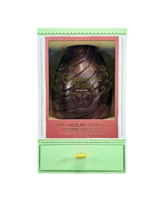 Easter Dark Chocolate Egg with Dark Chocolate Truffles, 10 -Pc.