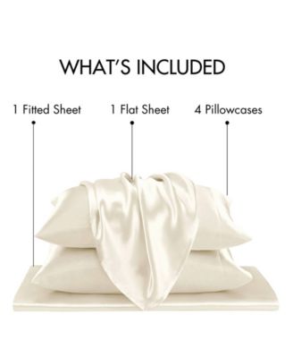 Satin Luxury 6-Pc. Sheet Set, King