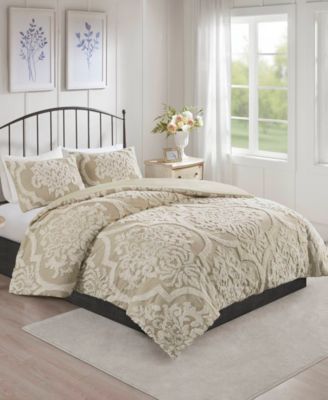 Viola Damask 3-Pc. Comforter Set, King/California King