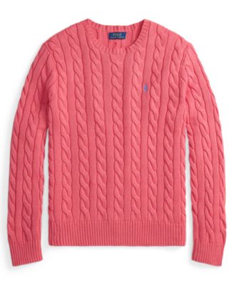 Men's Cable-Knit Cotton Sweater