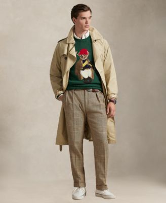 Men's Polo Bear Roll Neck Sweater