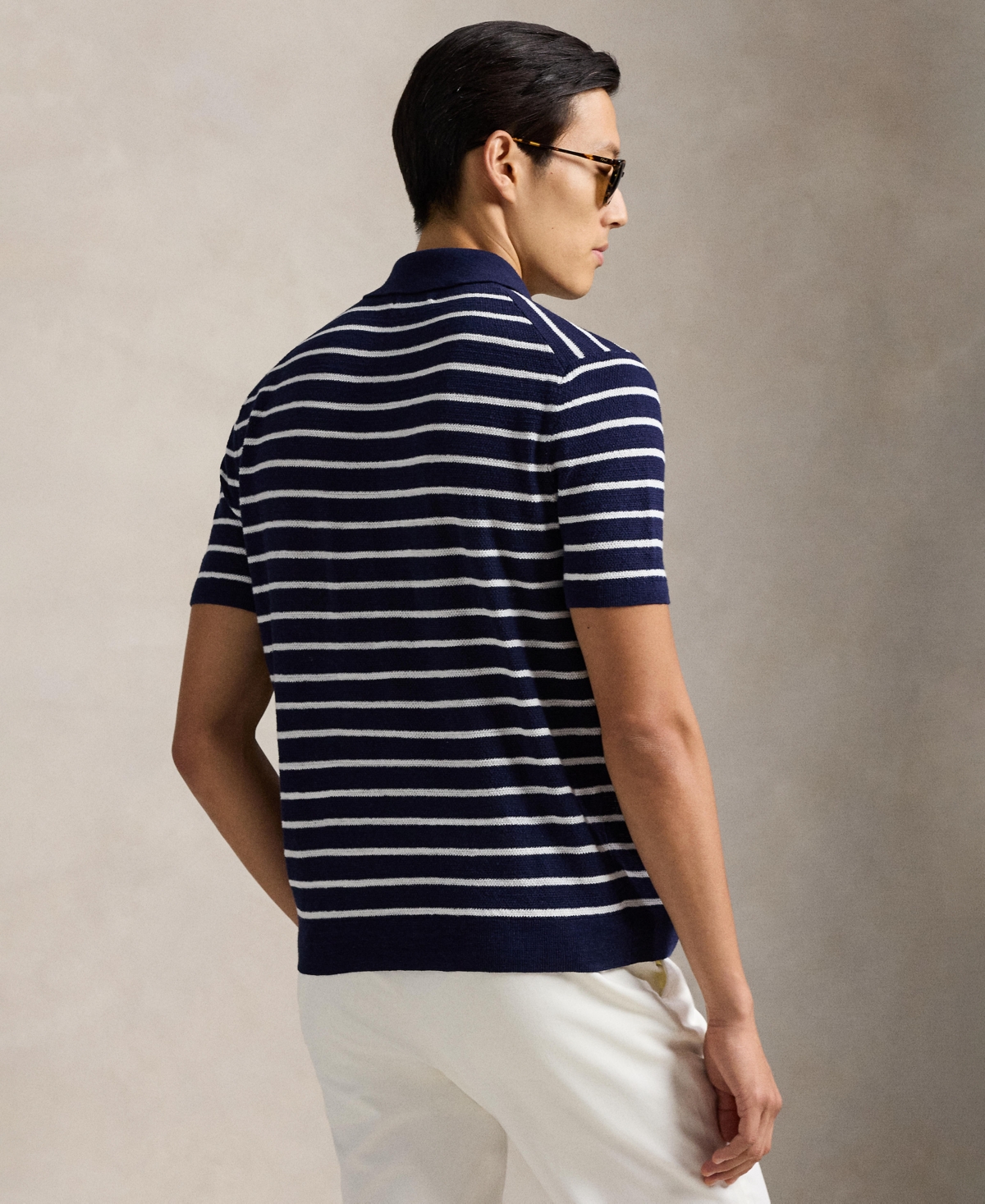 Polo Ralph Lauren Men's Short-Sleeve Collar Sweater