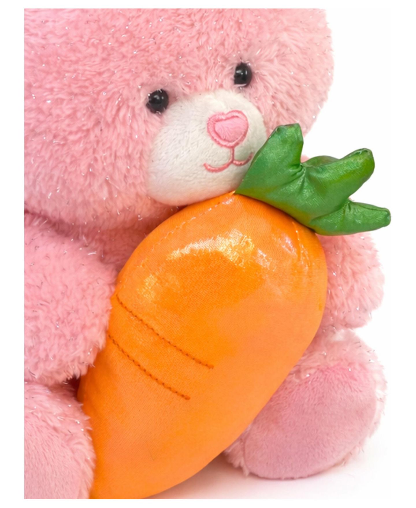 Детская мягкая игрушка Wild Hippo Cloud Crew Pink Plush Bunny — фото 3