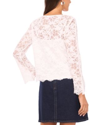 Women's Crewneck Long-Sleeve Knit Top