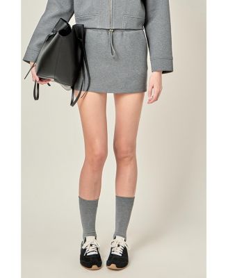 Women's French Terry Mini Skirt