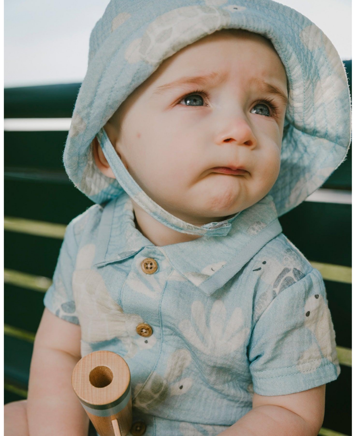 Deux par Baby Boys Muslin Romper