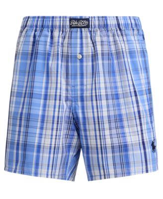 Men's Plaid Woven Boxer Briefs