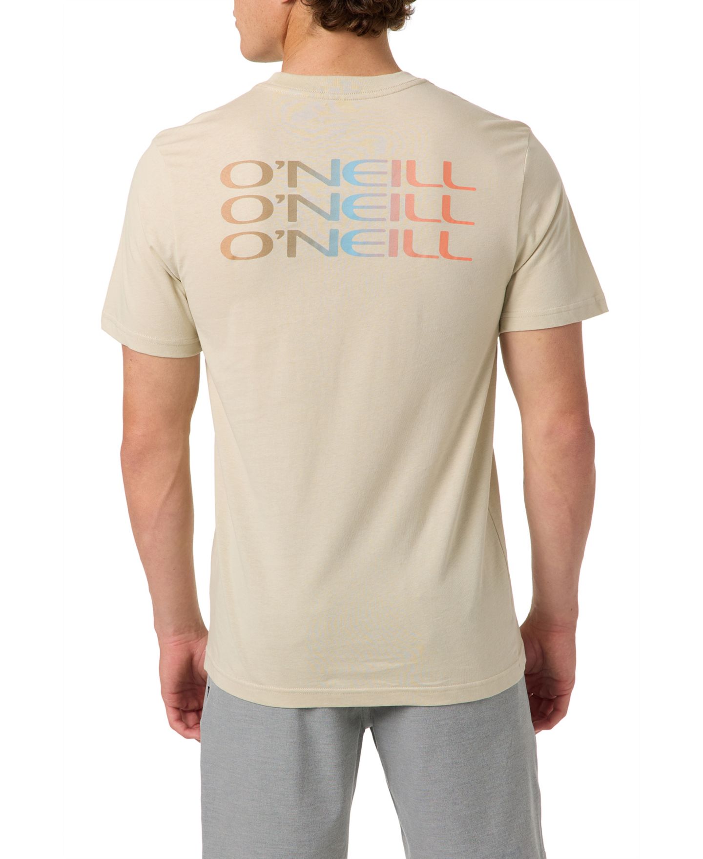 Мужская футболка O'Neill Triple Stack Short-Sleeve, цвет: Хаки — фото 5