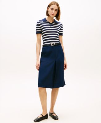 Women's Tailored Utility Knee Midi Skirt
