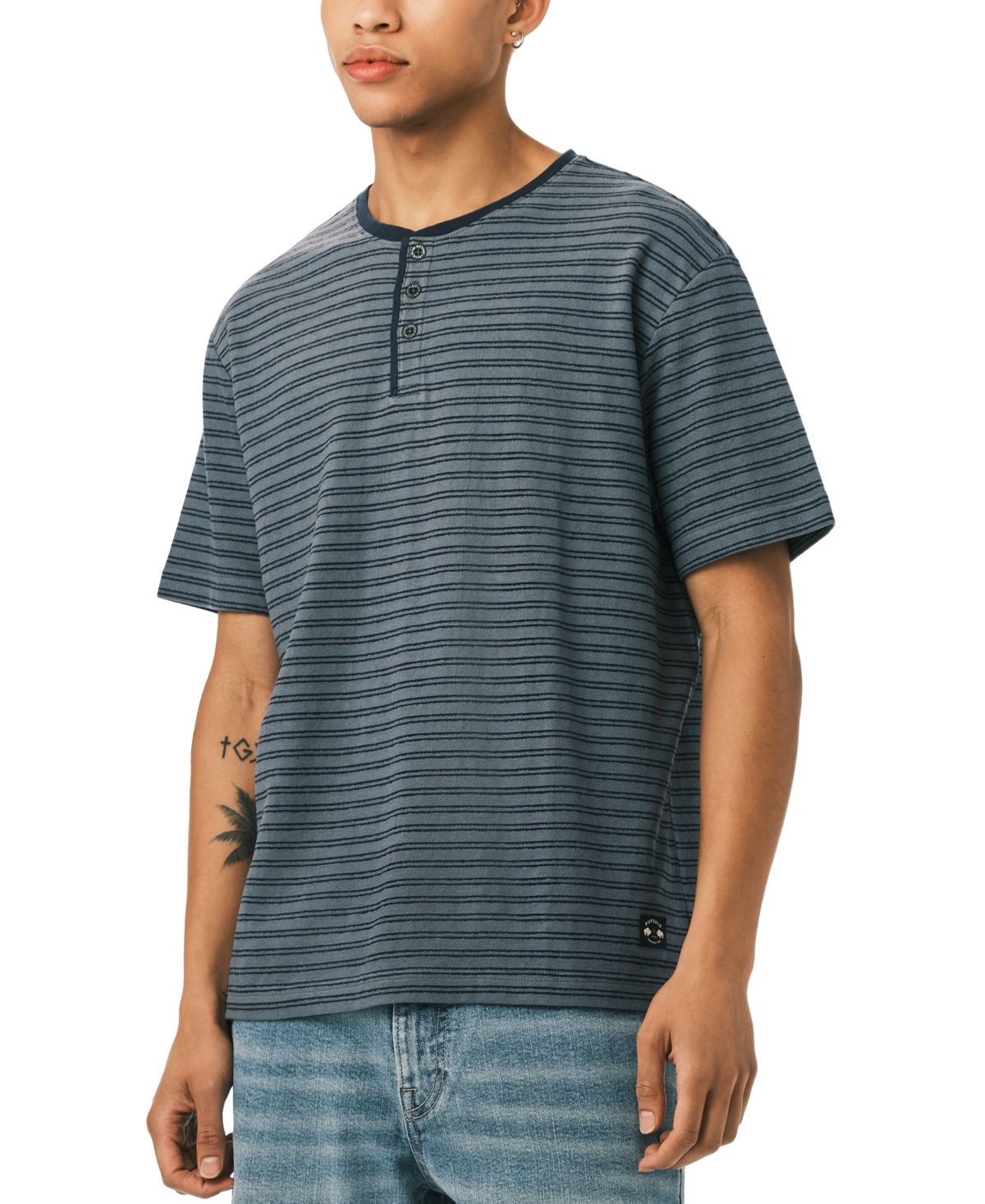Buffalo David Bitton Men's Kandido Striped T-Shirt