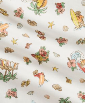 Baby Boys' Polo Bear Interlock Round Neck Coverall