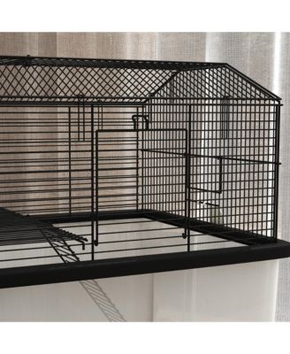 22" 2-Tier Hamster Cage with Extra-Deep 14" Base, Accessories,
