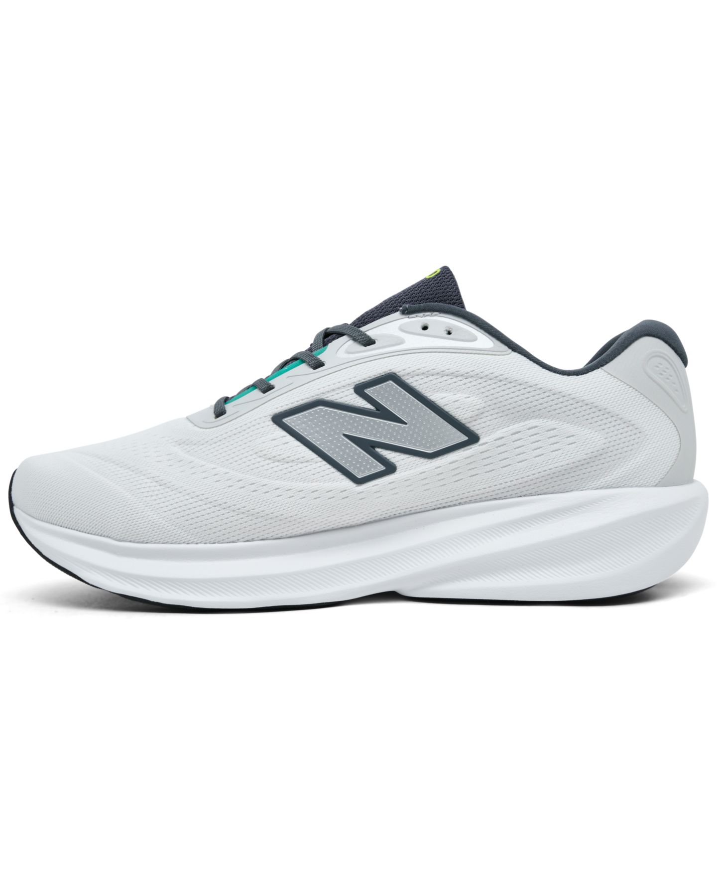 Мужские кроссовки New Balance Fresh Foam 680v9 Running, цвет: Серый / Зелёный — фото 3