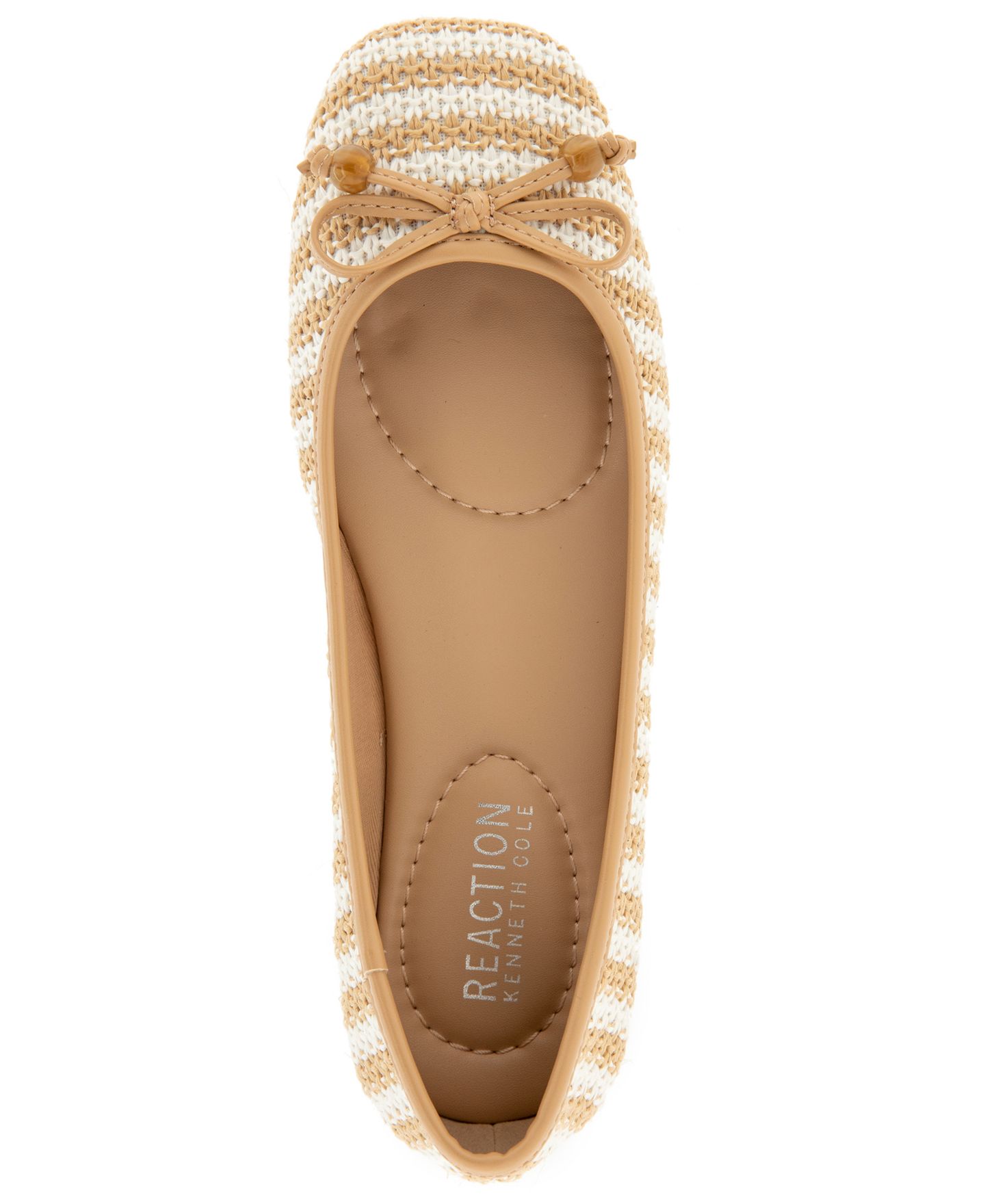 Женские балетки Kenneth Cole Reaction Elstree Ballet Flats, цвет: Натуральный полосатый — фото 4