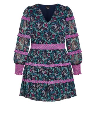 Women's Plus Size Hollie Print Dress