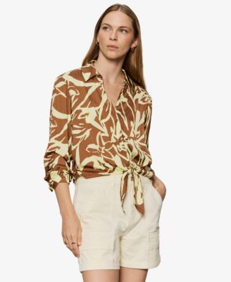 Women's Lover Printed Tie Shirt