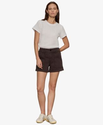 Women's Pucker-Up Textured Knit T-Shirt