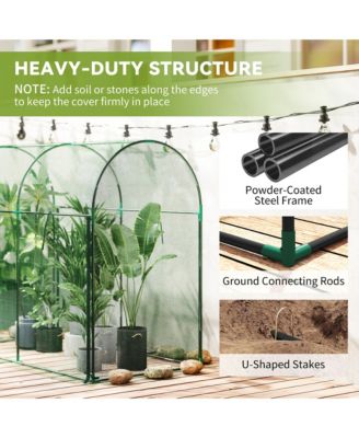 Crop Cage, 6' x 3' x 5' Large Plant Protection Tent,