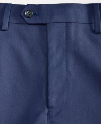 Men's Slim-Fit Stretch Solid Suit Pants