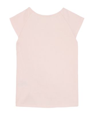 Girls' 7-16 CK Side Ruched Round Neck T-Shirt