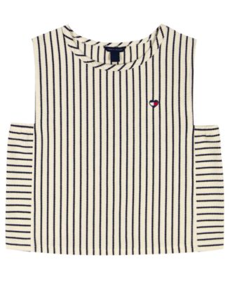 Girls' 7-16 Popcorn Knit Top