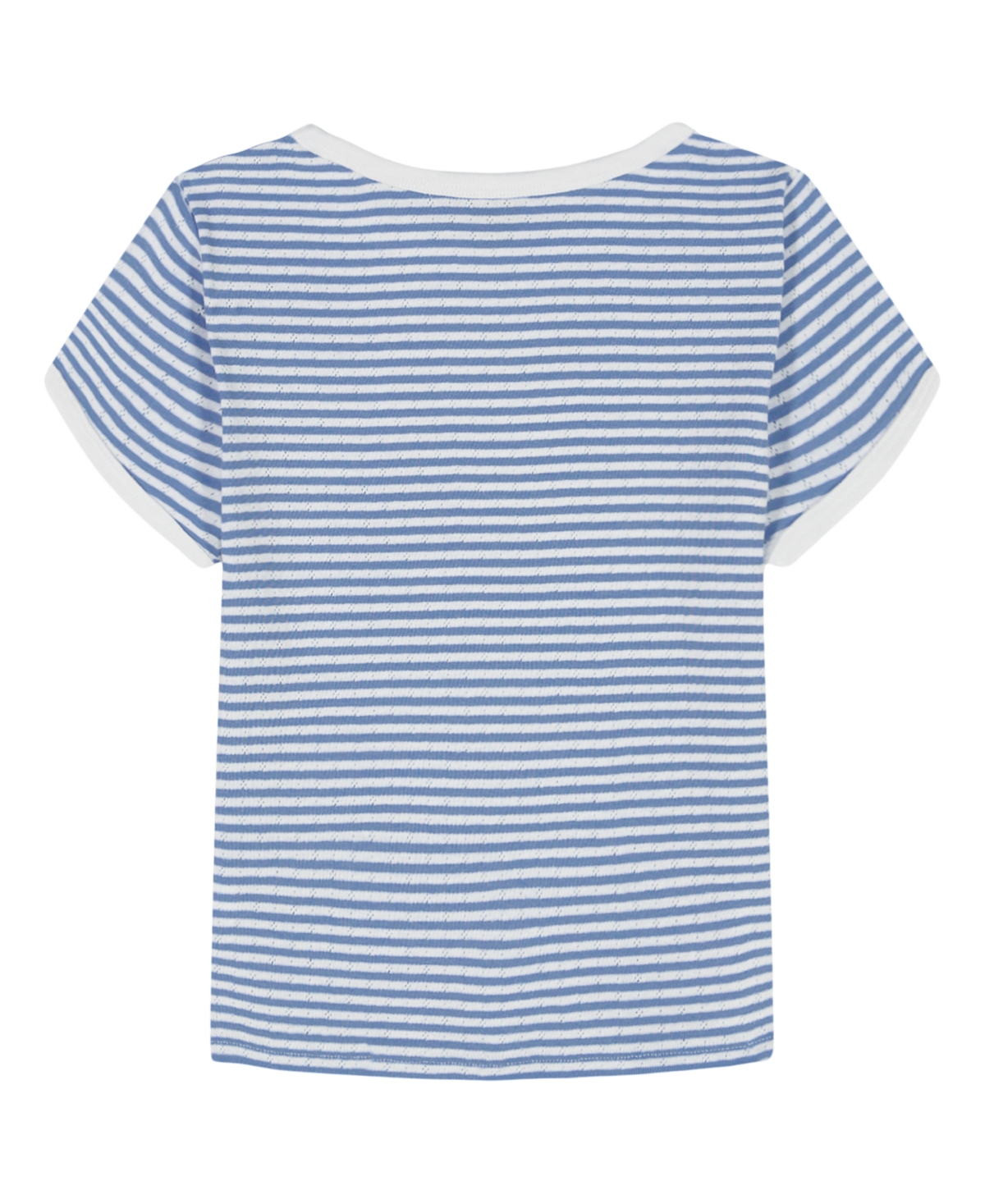Tommy Hilfiger Girls' 7-16 Feeder Stripe Pointelle Rib Top