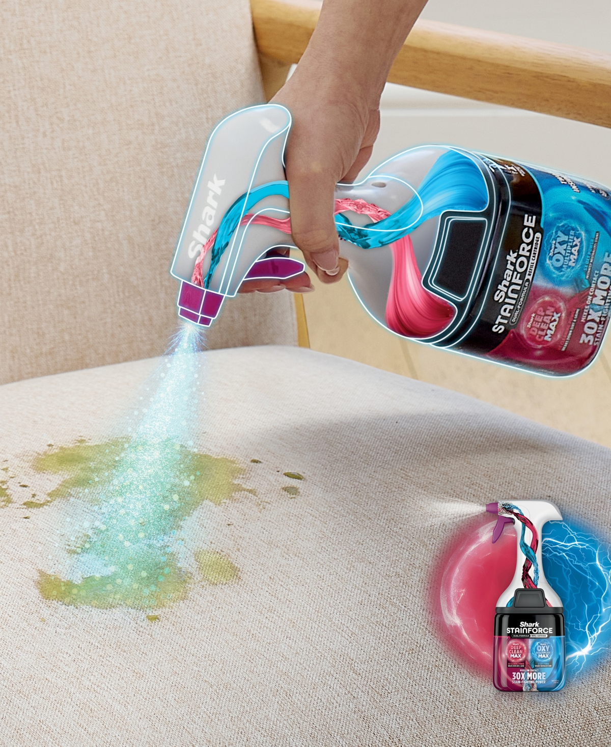Shark StainForce Portable Spot Stain Cleaner