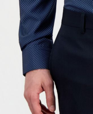 Men's Slim-Fit Performance Four-Way Stretch Dress Shirt