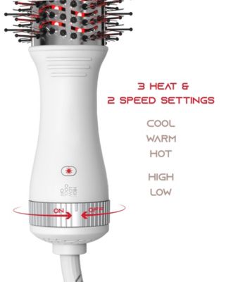 Travel Red Ligh Therapy Dryer Brush