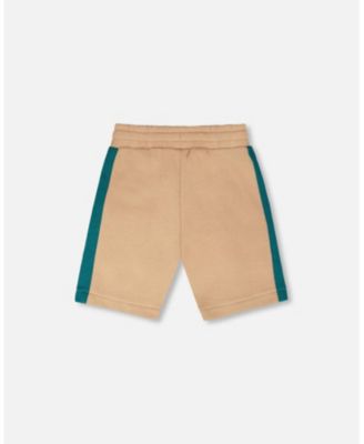Toddler Boys Sporty French Terry Shorts Beige - Toddler|Child