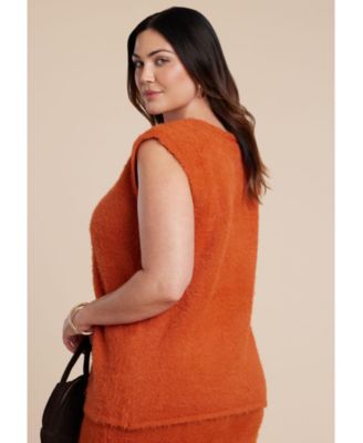 Women's Fuzzy Sweater Vest