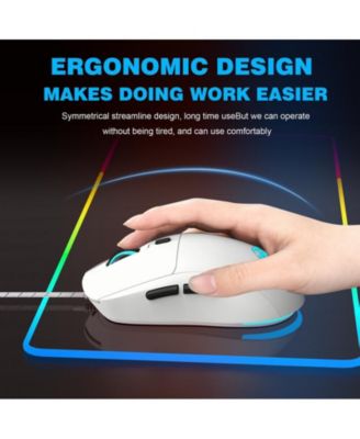 RGB Backlit Wired Gaming Mouse, 6-Button Ergonomic with 3600 DPI Adjustable, for PC Gamers