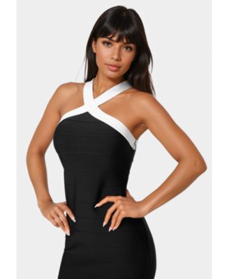 Women's Mesh Open Back Midi Dress