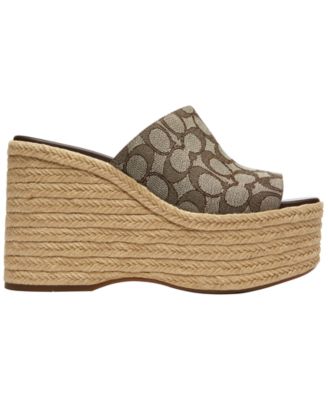 Women's Wedge Espadrilles Slip-On Sandals