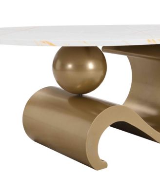 2 Piece Modern Wood Nesting Coffee Table Set