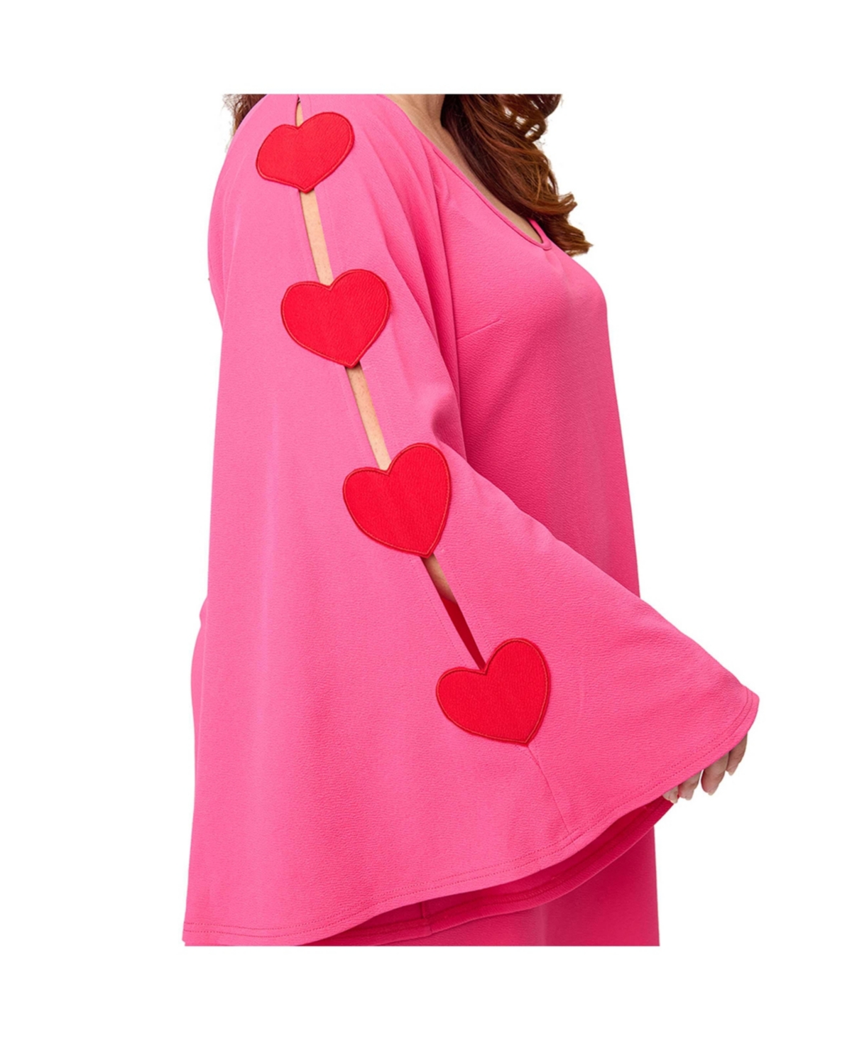 Smak Parlour Plus Size Angel Sleeve Downtown Scene Mini Fit & Flare Dress