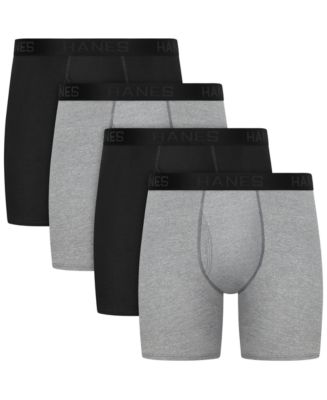 Hanes Men's Ultimate Boxer Briefs, 4-Pack - Macy's