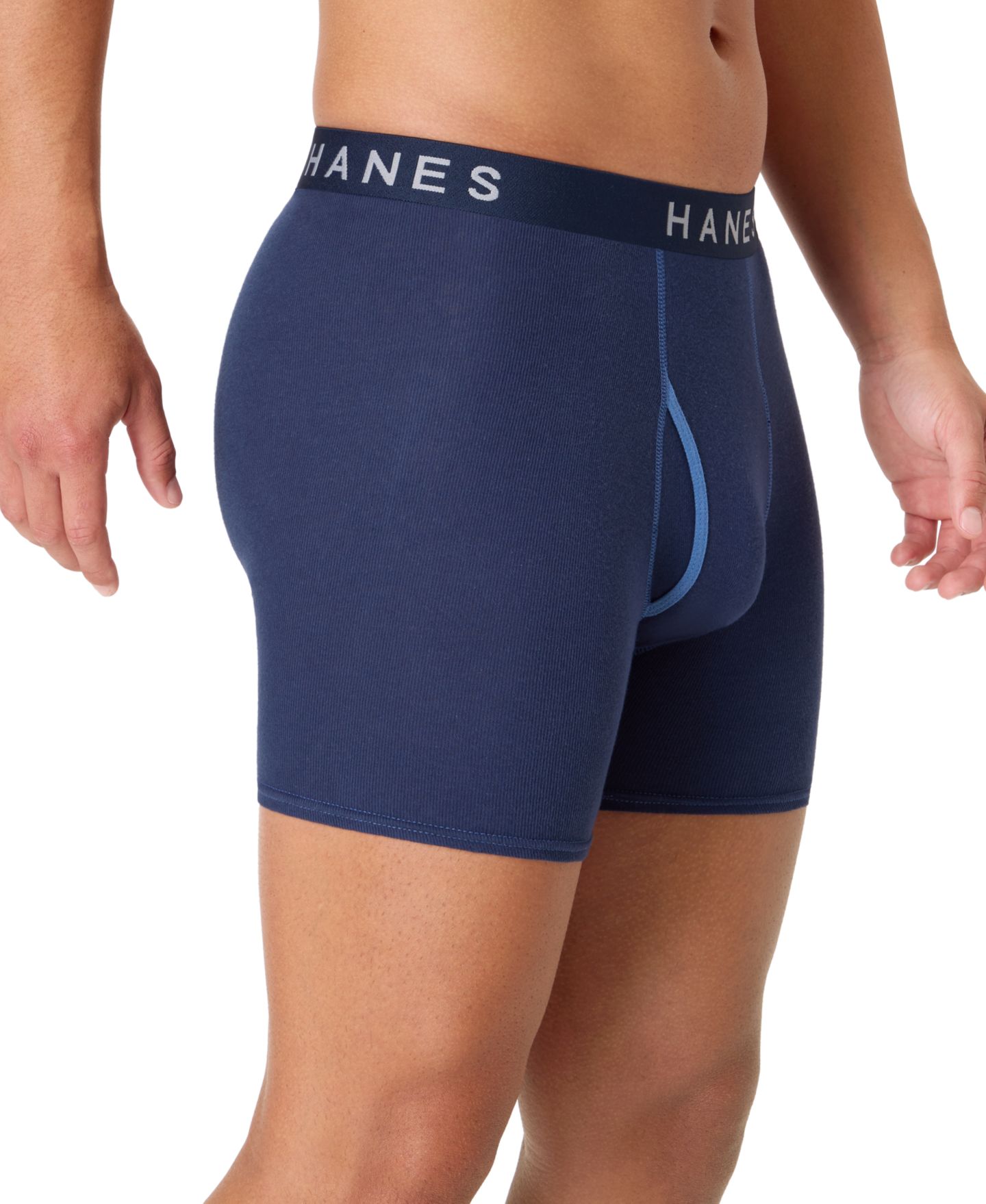 Трусы-боксеры Ringer для мужчин, 4 шт. — Hanes, цвет: Assorted Colors — фото 5