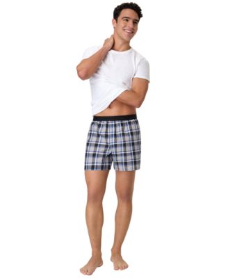 Men's Printed Ultimate Boxers, 4-Pack