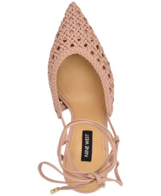 Women's Fessla Woven Tie-Up High Stiletto Pumps