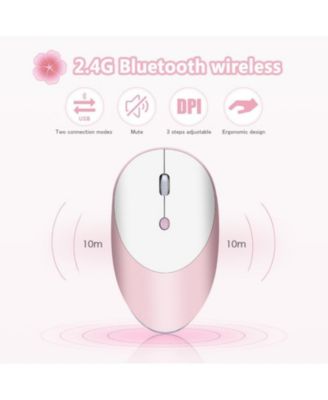 Tri Mode Silent Wireless Mouse Bluetooth and 2.4G 3 Speed DPI Office Mouse